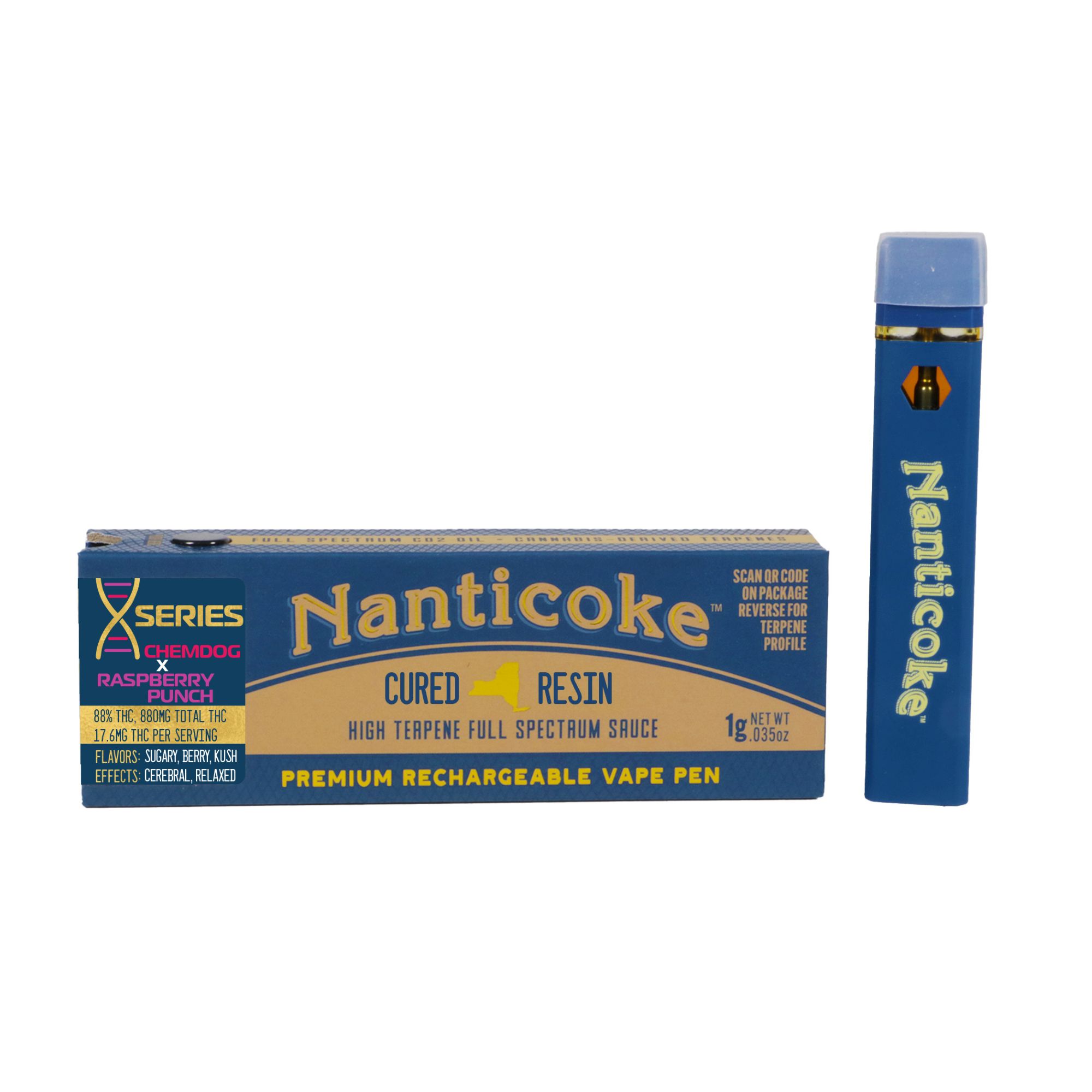 Nanticoke X Series Chem Dog × Raspberry Punch