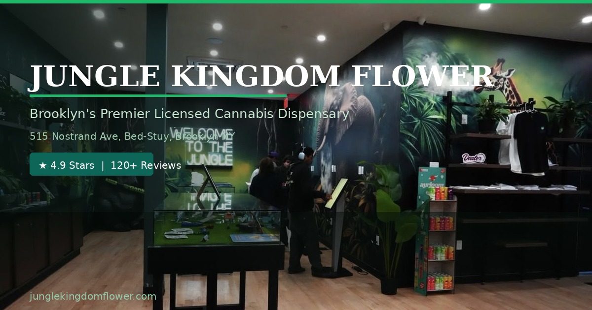 Jungle Kingdom Flower East Williamsburg logo