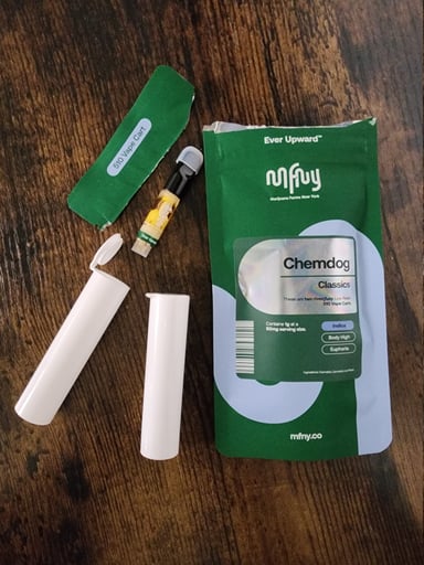 Chemdog Live Resin 510 Vape by MFNY