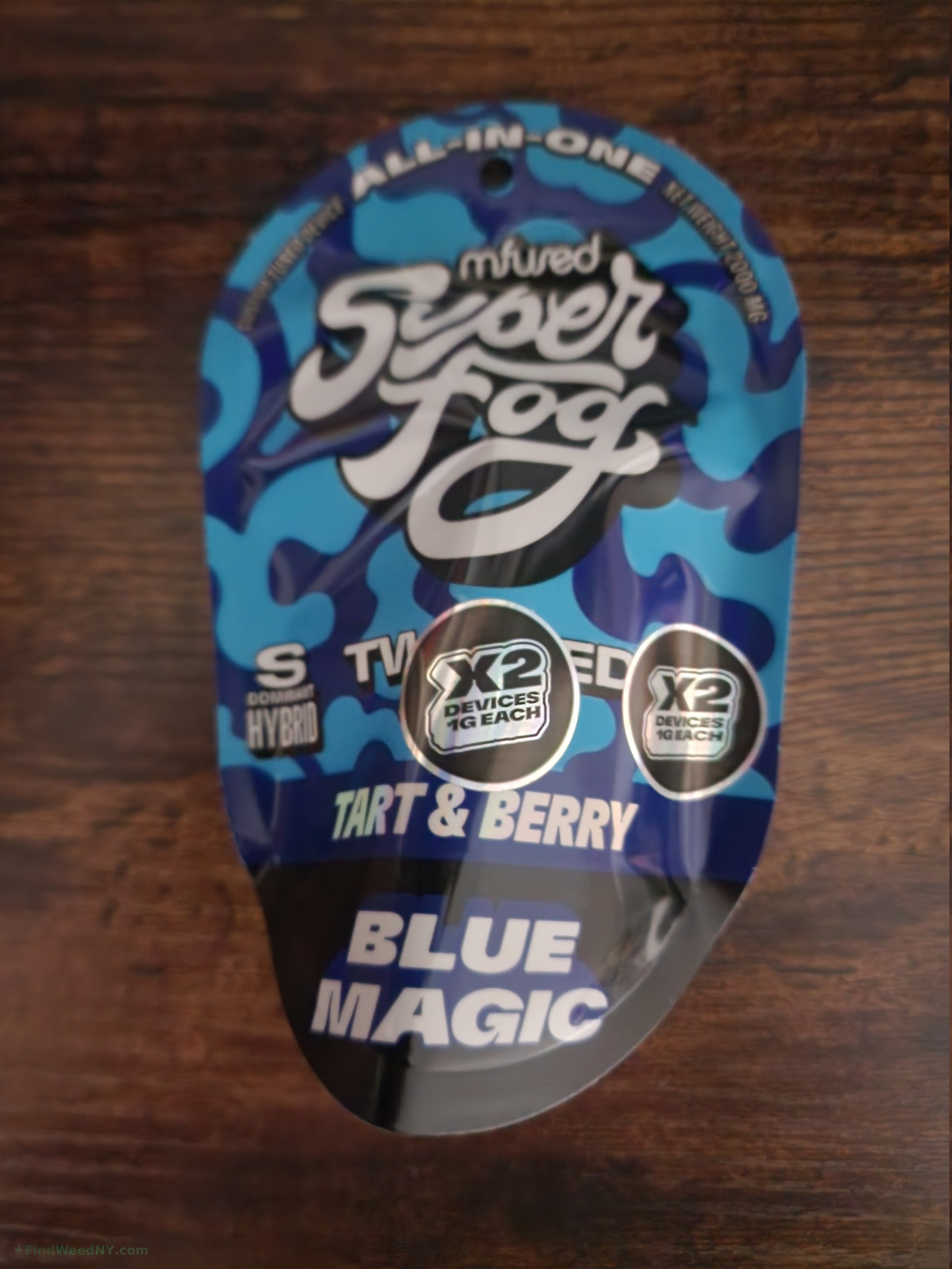Super Fog - Twisted - Blue Magic by mfused — vape | NY cannabis review