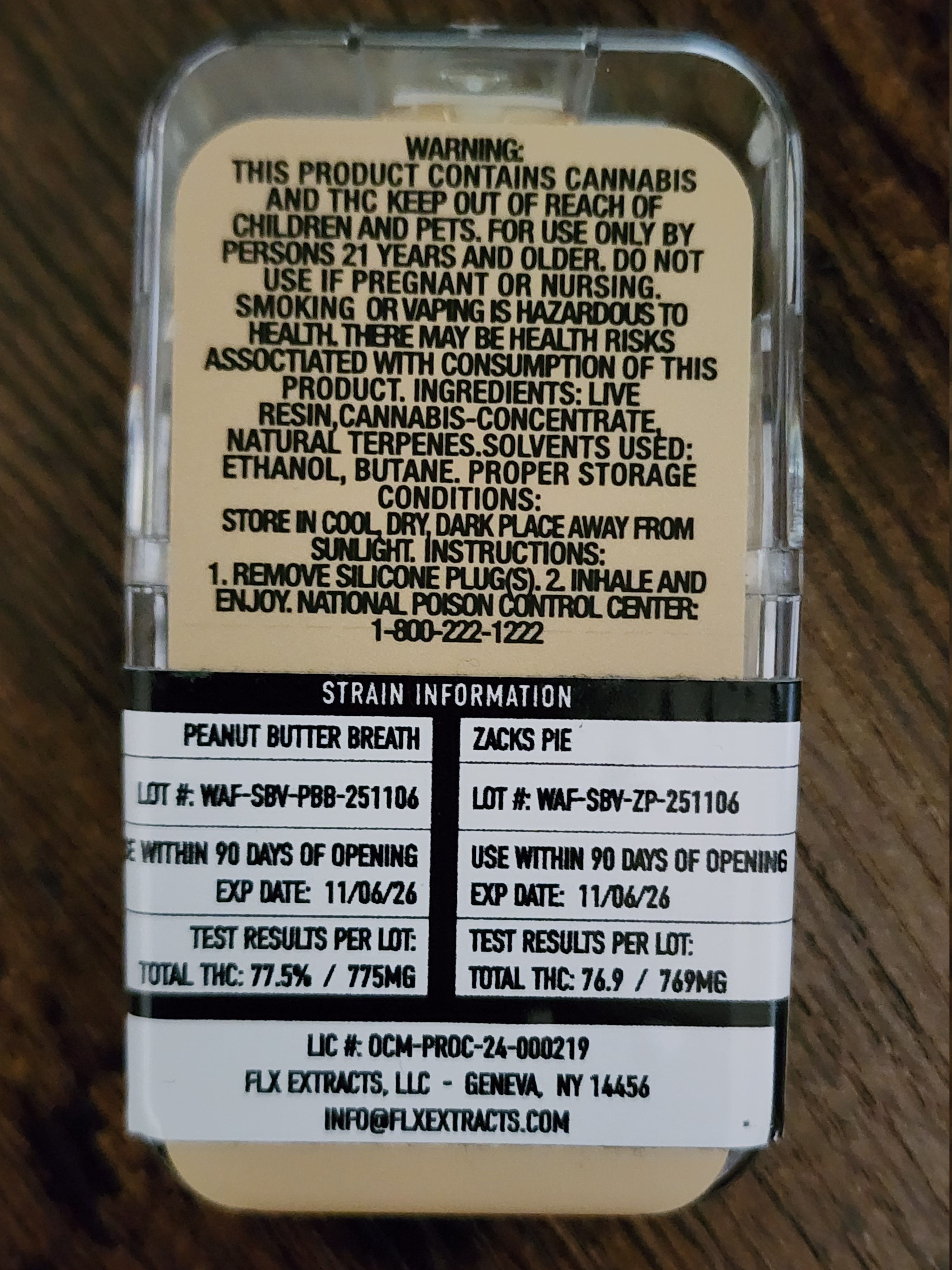 Peanut Butter Breath x Zack's Pie 2g Dual Vape - Smoothie BarMay 19